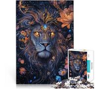Rompecabezas para Adultos 2000 Rompecabezas “Floración cósmica El Rey león” Hecho de Papel,para Mayores de 14 años Juego de Rompecabezas Grandes Regalos y Juguetes。tamaño:70x100cm/27.5x39.3pulgada