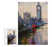 Rompecabezas para Adultos 300 PCS A Walk Around London Rompecabezas para Adultos Juegos Relajantes Difícil Regalos para Amigos Y Familiares 300 PCS