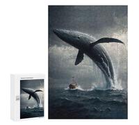 Rompecabezas para Adultos 300 PCS A Whale of A Surprise Rompecabezas para Adultos Juegos Familiares Regalo De Cumpleaños Regalos De Cumpleaños 300 PCS