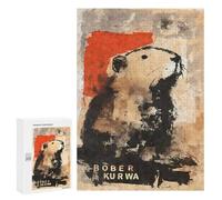 Rompecabezas para Adultos 300 PCS Abstract Bober Kurwa Beaver Graffiti Rompecabezas para Adultos Juegos Divertidos Decoración Desafiante De Completar 300 PCS