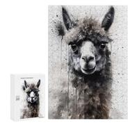 Rompecabezas para Adultos 300 PCS Alpaca Andean Charm Rompecabezas para Adultos Juegos Relajantes Mejora La Memoria Cumpleaños Y Navidad 300 PCS