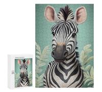 Rompecabezas para Adultos 300 PCS Baby Zebra Cute Animal Rompecabezas para Adultos Juegos Familiares Regalo De Cumpleaños Regalos De Cumpleaños 300 PCS