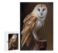 Rompecabezas para Adultos 300 PCS Barn Owl Rompecabezas Juegos Relajantes Análisis Y Lógica Cumpleaños Y Navidad 300 PCS