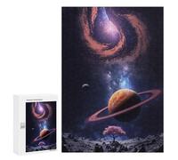 Rompecabezas para Adultos 300 PCS Beyond The Rings Rompecabezas para Adultos Juegos Familiares Corte De Precisión Cumpleaños Y Navidad 300 PCS