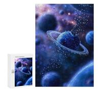 Rompecabezas para Adultos 300 PCS Blueberry Planet Dream Rompecabezas para Adolescentes Juego De Ingenio Análisis Y Lógica 300 PCS