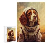 Rompecabezas para Adultos 300 PCS Brittany Spaniel Mars Rompecabezas para Adultos Juegos Relajantes Regalo De Cumpleaños Gran Regalo para Jugar 300 PCS