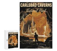 Rompecabezas para Adultos 300 PCS Carlsbad Caverns National Park Rompecabezas Juegos Relajantes Análisis Y Lógica Cumpleaños Y Navidad 300 PCS