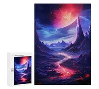 Rompecabezas para Adultos 300 PCS Celestial Dreamscape Rompecabezas para Adolescentes Juego De Ingenio Análisis Y Lógica 300 PCS