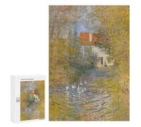 Rompecabezas para Adultos 300 PCS Claude Monets The Geese Rompecabezas para Adultos Juegos Familiares Corte De Precisión Cumpleaños Y Navidad 300 PCS