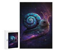 Rompecabezas para Adultos 300 PCS Cosmic Snail Shell Art Print Rompecabezas para Adultos Alivia El Estrés Desafíos para Completar Rompecabezas Juegos Familiares 300 PCS