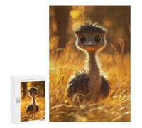 Rompecabezas para Adultos 300 PCS Cute Ostrich Chick Rompecabezas para Adolescentes Juegos Relajantes Regalos para Mujeres Cumpleaños Y Navidad 300 PCS