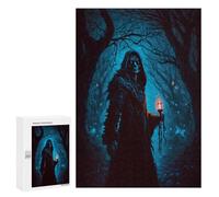 Rompecabezas para Adultos 300 PCS Death in The Dark Forest Rompecabezas para Adultos Juegos Divertidos Pero Regalos Divertidos Y Humorísticos para Amigos Y Familiares 300 PCS