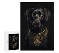 Rompecabezas para Adultos 300 PCS Dog Gold Dark Rompecabezas para Adultos Juegos Familiares Corte De Precisión Cumpleaños Y Navidad 300 PCS
