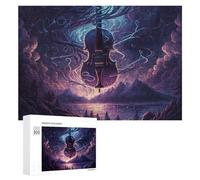 Rompecabezas para Adultos 300 PCS Dream Violin Rompecabezas para Adultos Juegos Relajantes Decoración De Pared Regalos para Amigos Y Familiares 300 PCS