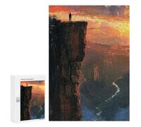 Rompecabezas para Adultos 300 PCS Edge of The World Rompecabezas Juegos Relajantes Análisis Y Lógica Cumpleaños Y Navidad 300 PCS