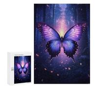 Rompecabezas para Adultos 300 PCS Enchanted Forest Butterfly-1 Rompecabezas para Adultos Desafío Difícil Rompecabezas Desafiante Juegos Familiares De Ingenio 300 PCS
