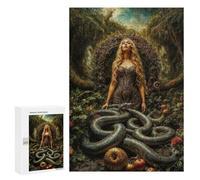 Rompecabezas para Adultos 300 PCS Eve in Eden Garden Rompecabezas para Adultos Juegos Familiares Regalo De Cumpleaños Regalos De Cumpleaños 300 PCS