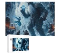 Rompecabezas para Adultos 300 PCS Fantasy Winter Wonderland Scene Rompecabezas para Adultos Juegos Divertidos Pero Regalos Divertidos Y Humorísticos para Amigos Y Familiares 300 PCS