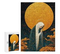 Rompecabezas para Adultos 300 PCS Golden Halo Virgin Painting Rompecabezas para Adultos Desafío Difícil Rompecabezas Desafiante Juegos Familiares De Ingenio 300 PCS