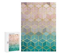 Rompecabezas para Adultos 300 PCS Golden Mosaic I Rompecabezas para Adultos Juegos Familiares Regalo De Cumpleaños Regalos De Cumpleaños 300 PCS