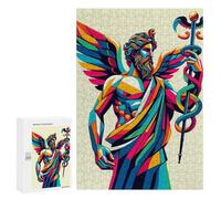 Rompecabezas para Adultos 300 PCS Hermes God of Boundaries Rompecabezas para Adultos Juegos Divertidos Decoración Desafiante De Completar 300 PCS