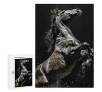 Rompecabezas para Adultos 300 PCS Horse Rearing Rompecabezas para Adultos Juguete Decoración De Pared Decoración Desafiante De Completar 300 PCS