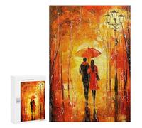 Rompecabezas para Adultos 300 PCS In The Evening Together Rompecabezas Juegos Relajantes Análisis Y Lógica Cumpleaños Y Navidad 300 PCS