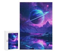 Rompecabezas para Adultos 300 PCS Interstellar Dreamscape Rompecabezas para Adultos Juegos Relajantes Mejora La Memoria Cumpleaños Y Navidad 300 PCS