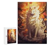 Rompecabezas para Adultos 300 PCS Kitsune Fox Animal Rompecabezas para Adultos Juegos Familiares Pero Divertidos Y Humorísticos Difíciles Y Desafiantes 300 PCS