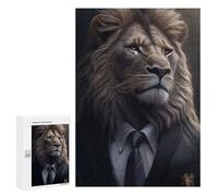 Rompecabezas para Adultos 300 PCS Lion Suit Animal Rompecabezas para Adultos Juegos Familiares Regalo De Cumpleaños Regalos De Cumpleaños 300 PCS