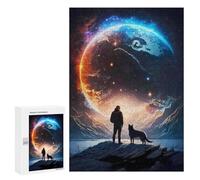 Rompecabezas para Adultos 300 PCS Man and His Dog Journey Rompecabezas para Adultos Juegos Relajantes Mejora La Memoria Cumpleaños Y Navidad 300 PCS