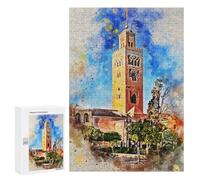 Rompecabezas para Adultos 300 PCS Marrakesh Morocco Rompecabezas para Adultos Juego De Ingenio Regalos para Mujeres Regalos para Amigos Y Familiares 300 PCS
