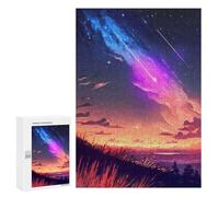 Rompecabezas para Adultos 300 PCS Meteor Showers Twilight Rompecabezas para Adultos Juegos Familiares Corte De Precisión Cumpleaños Y Navidad 300 PCS