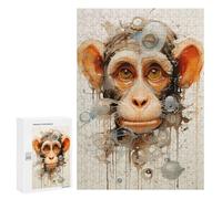 Rompecabezas para Adultos 300 PCS Monkey Art Foam Bubbles Rompecabezas para Adultos Juego Familiar Regalos para Mujeres Regalo De Cumpleaños, Regalos, 300 PCS