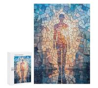Rompecabezas para Adultos 300 PCS Mosaic Human Figure Rompecabezas Juegos Relajantes Análisis Y Lógica Cumpleaños Y Navidad 300 PCS