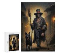 Rompecabezas para Adultos 300 PCS Mystical Papa Legba Spirit Rompecabezas para Adultos Juegos Divertidos Decoración Desafiante De Completar 300 PCS