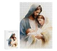 Rompecabezas para Adultos 300 PCS Nativity Scene - Baby Jesus, Mary & Josef Rompecabezas para Adultos Juegos Relajantes Mejora La Memoria Cumpleaños Y Navidad 300 PCS