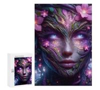 Rompecabezas para Adultos 300 PCS Nature Spirit Portrait Rompecabezas para Adultos Juegos Relajantes Mejora La Memoria Cumpleaños Y Navidad 300 PCS