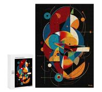 Rompecabezas para Adultos 300 PCS Orbital Alignment - Modern Geometric Abstract Rompecabezas para Adultos Juegos Relajantes Mejora La Memoria Difícil Y Desafiante 300 PCS