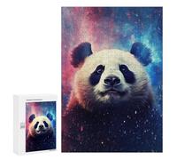 Rompecabezas para Adultos 300 PCS Panda Night Galaxy Rompecabezas para Adultos Juegos Familiares Corte De Precisión Cumpleaños Y Navidad 300 PCS