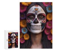 Rompecabezas para Adultos 300 PCS Queen of Skulls Rompecabezas para Adultos Juegos Divertidos Decoración Desafiante De Completar 300 PCS