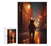 Rompecabezas para Adultos 300 PCS Red Light District Bear Rompecabezas para Adultos Juguetes Antiestrés Decoración del Hogar Cumpleaños Y Navidad 300 PCS