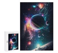 Rompecabezas para Adultos 300 PCS Rompecabezas A Dance of Planets Stars Rompecabezas para Adultos Juego De Ingenio Análisis Y Lógica Interacción Entre Padres E Hijos 300 PCS
