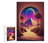 Rompecabezas para Adultos 300 PCS Rompecabezas Electronic Eden Oasis Rompecabezas para Adultos Juguete Decoración De Pared Aliviador del Estrés Difícil Y Desafiante 300 PCS