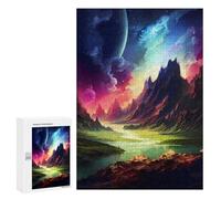 Rompecabezas para Adultos 300 PCS Rompecabezas Fantasy Astral Wonderland Rompecabezas para Adultos Juguete Decoración De Pared Aliviador del Estrés Difícil Y Desafiante 300 PCS