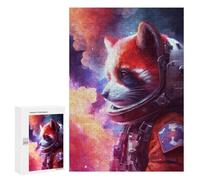 Rompecabezas para Adultos 300 PCS Rompecabezas Galaxy Red Panda Rompecabezas para Adultos Juguete Decoración De Pared Aliviador del Estrés Difícil Y Desafiante 300 PCS