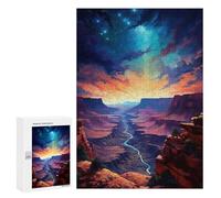 Rompecabezas para Adultos 300 PCS Rompecabezas Grand Canyon from Above Rompecabezas para Adultos Juguete Decoración De Pared Aliviador del Estrés Difícil Y Desafiante 300 PCS