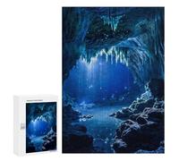 Rompecabezas para Adultos 300 PCS Rompecabezas Icicles in A Cave Rompecabezas para Adultos Juguete Decoración De Pared Aliviador del Estrés Difícil Y Desafiante 300 PCS