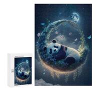 Rompecabezas para Adultos 300 PCS Rompecabezas Panda Naps Rompecabezas para Adultos Juguete Decoración De Pared Aliviador del Estrés Difícil Y Desafiante 300 PCS