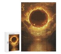 Rompecabezas para Adultos 300 PCS Rompecabezas Planet Fire Rompecabezas para Adultos Juego De Ingenio Análisis Y Lógica Interacción Entre Padres E Hijos 300 PCS